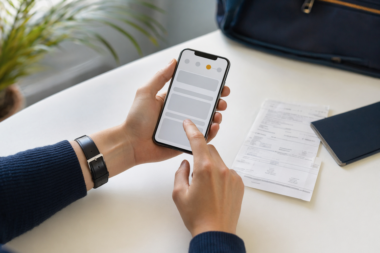 Illustration explaining How to Track Your Passport Application Status