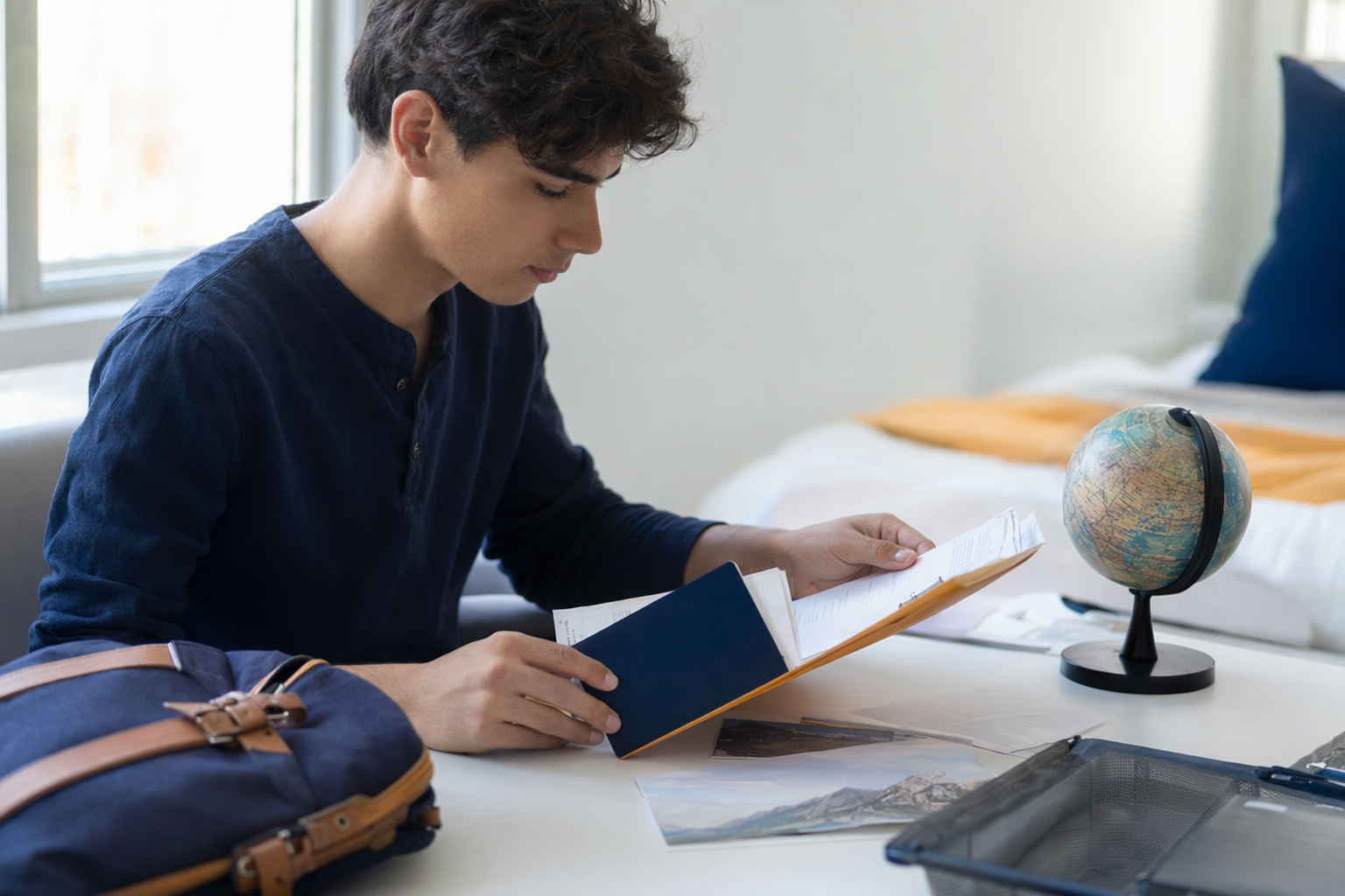 Illustration explaining Studying or traveling abroad as a student