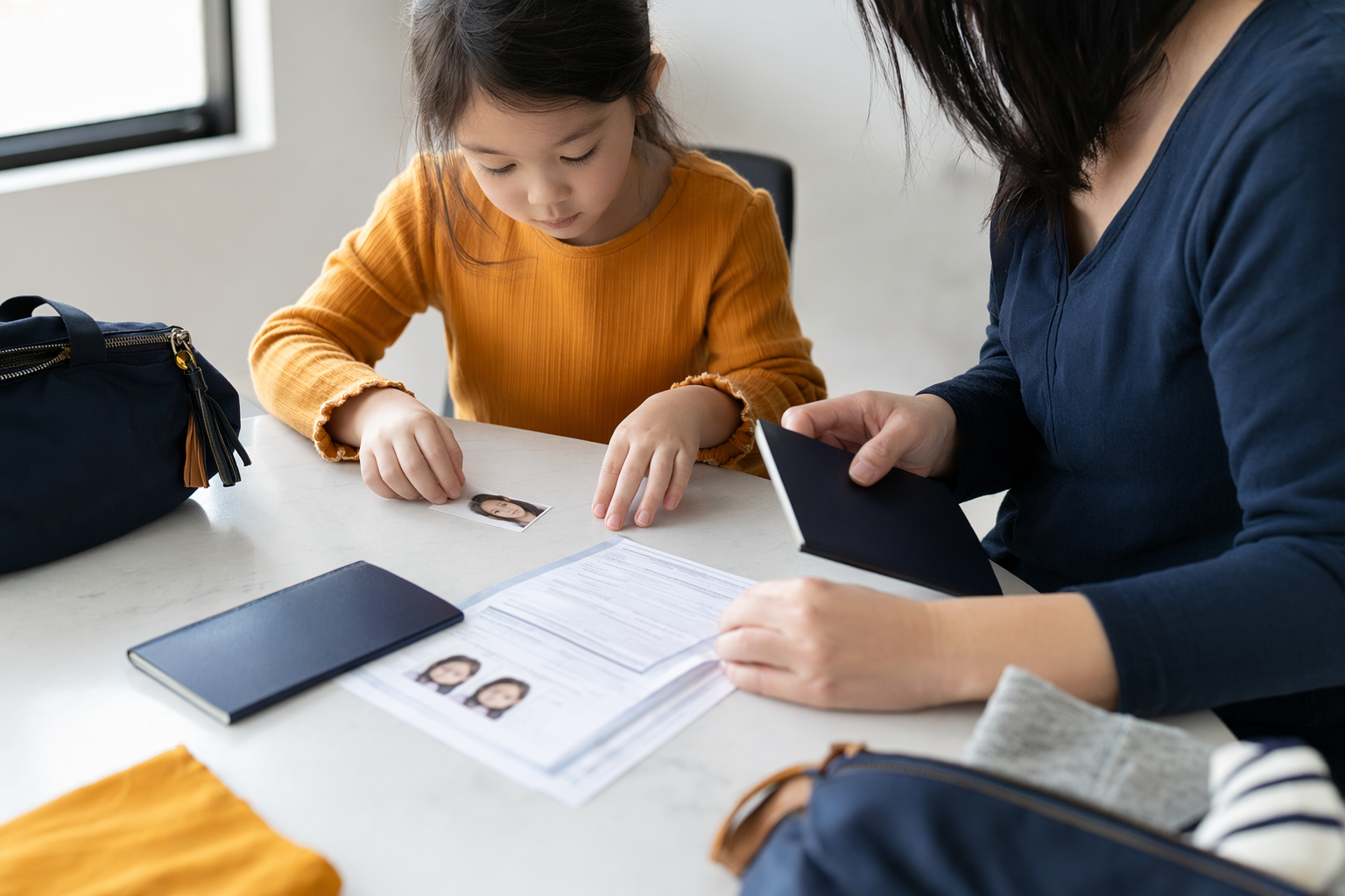 Illustration explaining Get a child's passport (under 16)