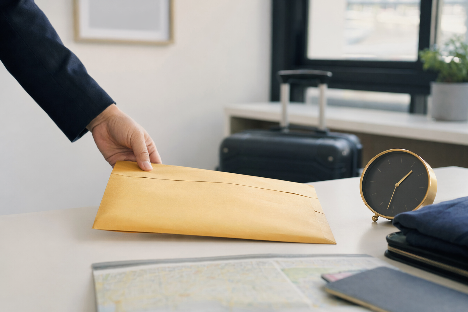 Illustration explaining How passport expediters actually work